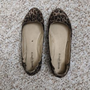 Cheetah print ballet flats